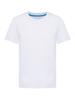 Aislor Kids Boys Girls Crewneck Short Sleeve T-Shirt School P.E Sports Fitness Running Top Undershirt Activewear White 11-12 Years view 1
