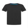 Aislor Kids Boys Girls Crewneck Short Sleeve T-Shirt School P.E Sports Fitness Running Top Undershirt Activewear Black 3-4 Years view 1