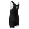 KO Sports Gear Unisex Wrestling Singlet for Adult Wrestlers - Wrestling Singlet for Men & Women - Bold Durable Uniform, Stretchy Breathable Material - Black, Adult Large view 3