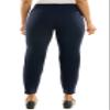 Zac & Rachel Women's Pull on Ankle Pant with Faux Back Pockets, Navy Blazer, XL view 4