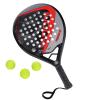 ianoni Paddle Tennis Racket Carbon Fiber Surface with EVA Memory Flex Foam Core POP Padle Racquts (S-PR8300-ORANGE) view 2