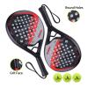 ianoni Paddle Tennis Racket Carbon Fiber Surface with EVA Memory Flex Foam Core POP Padle Racquts (S-PR8300-ORANGE) view 3