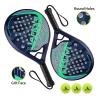ianoni Paddle Tennis Racket Carbon Fiber Surface with EVA Memory Flex Foam Core POP Padle Racquts (S-PR8300-BLUE) view 3