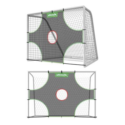 Wosofe Soccer Goal Target Soccer Training Equipment Net with Scoring Zones Improve Kick Practice Shooting and Goalshot Accuracy Training (10FT*6FT(1hole))