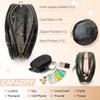 APHISON Fanny Pack for Women White Crossbody Everywhere Belt Bag Traveling Bag with 2 Adjustable Straps, Bum sling bag Fashion Waist Pack Outdoors,Workout,Casual,Hiking,Cycling - BLACK view 3