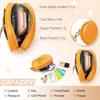 APHISON Fanny Pack for Women White Crossbody Everywhere Belt Bag Traveling Bag with 2 Adjustable Straps, Bum sling bag Fashion Waist Pack Outdoors,Workout,Casual,Running,Hiking,Cycling - YELLOW view 3