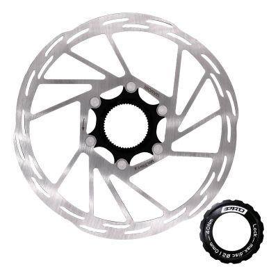 DJC Bike Center Lock Brake Rotor Disc 140mm 160mm 180mm 203mm MTB Road Bike Stainless Steel with Lockring iiipro (203mm)