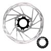 DJC Bike Center Lock Brake Rotor Disc 140mm 160mm 180mm 203mm MTB Road Bike Stainless Steel with Lockring iiipro (203mm) view 1