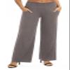 Urban CoCo Womens High Waist Flowy Palazzo Pants Elastic Waist Wide Leg Stretchy Straight Leg Dressy Casual Lounge Trousers (Chocolate, XL) view 1