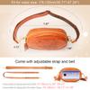 APHISON Fanny Pack for Women White Crossbody Everywhere Belt Bag Traveling Bag with 2 Adjustable Straps, Bum sling bag Fashion Waist Pack Outdoors,Workout,Casual,Running,Hiking,Cycling - BROWN view 4