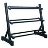 Racks Dumbbell Storage Rack Three-Tier Dumbbell Rack Men's Fitness Dumbbell Rack Home Dumbbell Rack Commercial Fitness Equipment Dumbbell Rack Dumbbell Racks (Color : Black, Size : 70 * 32 * 58cm) view 1