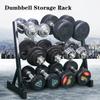 Racks Dumbbell Storage Rack Three-Tier Dumbbell Rack Men's Fitness Dumbbell Rack Home Dumbbell Rack Commercial Fitness Equipment Dumbbell Rack Dumbbell Racks (Color : Black, Size : 70 * 32 * 58cm) view 2