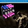 Racks Dumbbell Storage Rack Three-Tier Dumbbell Rack Men's Fitness Dumbbell Rack Home Dumbbell Rack Commercial Fitness Equipment Dumbbell Rack Dumbbell Racks (Color : Black, Size : 70 * 32 * 58cm) view 3