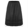 YONGHS Womens Half Slips Anti Static Lace Plus Size Long Underskirts for Under Dresses Black 3X-Large view 1