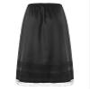 YONGHS Womens Half Slips Anti Static Lace Plus Size Long Underskirts for Under Dresses Black 3X-Large view 2