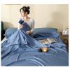 Sleeping Bag Liners Compact Adult Sleeping Bag, Clean and Comfortable Dustproof Sleeping Bag Liner, for Outdoor Camping Trip Hotel Sheets Bedding, Suitable for Single/Double view 1
