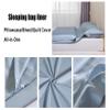 Sleeping Bag Liners Compact Adult Sleeping Bag, Clean and Comfortable Dustproof Sleeping Bag Liner, for Outdoor Camping Trip Hotel Sheets Bedding, Suitable for Single/Double view 2