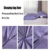 Sleeping Bag Liners Compact Adult Sleeping Bag, Clean and Comfortable Dustproof Sleeping Bag Liner, for Outdoor Camping Trip Hotel Sheets Bedding, Suitable for Single/Double view 2