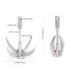 Ant Mag Grappling Hook Stainless Steel Claw Carabiner for Camping Hiking Tree Grabbing and Water Lifting Salvage view 2
