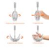 Ant Mag Grappling Hook Stainless Steel Claw Carabiner for Camping Hiking Tree Grabbing and Water Lifting Salvage view 4
