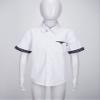 Agoky Kids Boys Short Sleeve Turndown Collar Button Down Shirt Students Boys Uniform Tops Formal Dress T-Shirt Casual Wear White 13-14 Years view 4
