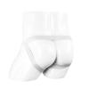 JEsilunmaMY Sexy O Ring Jockstrap for Men Low Rise Open Hole Sissy G-String Underwear Lightweight Stretch Underpants Lingerie (White,One Size) view 4