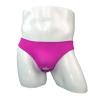 JEsilunmaMY Briefs Underwear for Men Low Rise Ice Silk Open Pouch Thong Bikini See Through Sexy Panties Underpants Swimwear (Red2,One Size) view 2