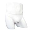 JEsilunmaMY Briefs Underwear for Men Low Rise Ice Silk Open Pouch Thong Bikini See Through Sexy Panties Underpants Swimwear (White,One Size) view 3