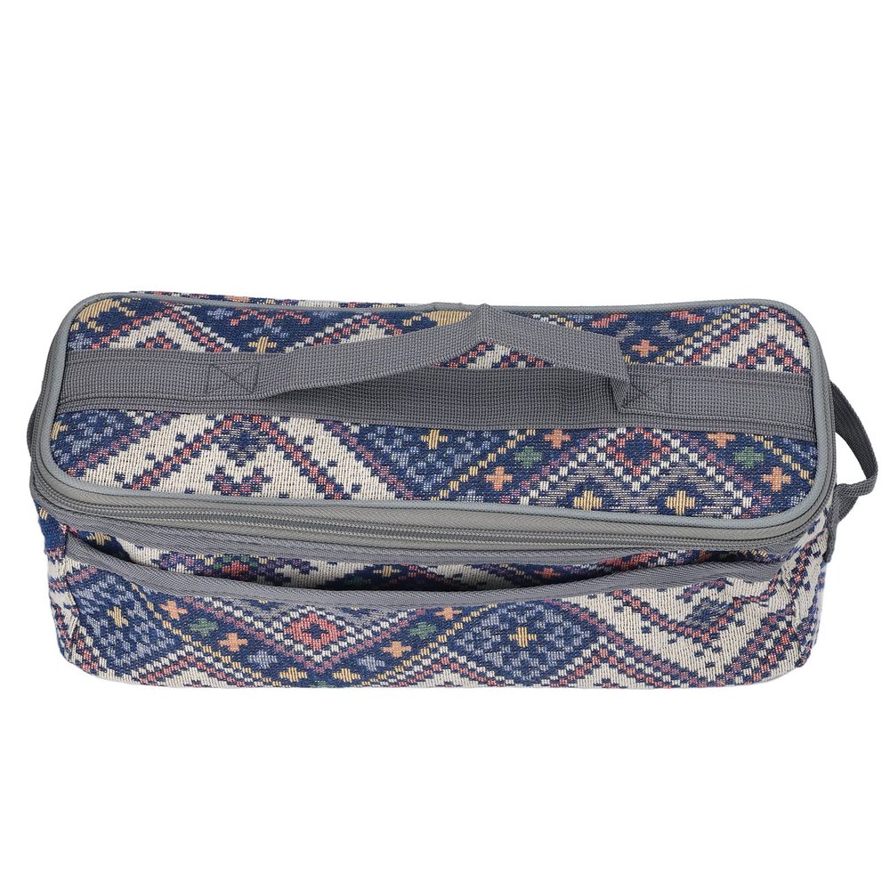 Pilipane Camping Travel Cooking Utensils lunch box , Portable Outdoor Cooking and Grilling Utensil lunch box Travel Bag for Backpacking BBQ Camping Hiking Travel(Blue)