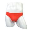 JEsilunmaMY Briefs Underwear for Men Low Rise Ice Silk Open Pouch Thong Bikini See Through Sexy Panties Underpants Swimwear (Orange2,One Size) view 3