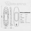 TIGERXBANG 10.2'x35''x8'' Inflatable Kayak with Detachable Seat, SUP-Kayak Set Includes Hand Pump/Aluminum Oar/Backpack, Boat for Adults/Youth | for Fishing, Touring view 3