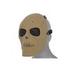 UK Arms Airsoft AC-475T Skull Full Face Airsoft Protective Gear Mask - TAN view 2