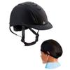 OVATION Deluxe Schooler Low Profile Horse Riding Black Helmet M/L and Deluxe Hair Net (Pack of 2) view 1