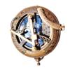 Antique Brass Pocket Sundial Compass for Navigation Outdoor Activities Camping Hiking 3 inch view 4