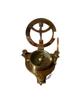 Antique Brass Sundial Round Compass for Navigation Outdoor Activities Camping Compass 3 inch view 3