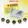 Rawyer (50 Pack) Emergency Thermal Survival Blankets, Mylar Blankets for Outdoor, Camping, Hiking, Survival in Harsh Weather, Large Silver Thermal Sheets, Heavy Duty Survival Gear (50, 84x52) view 3
