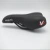 Economy Vuelta Road Bike Saddle with Comfort Groove Unisex Black Road Hybrid Bicycle view 2
