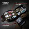 EVERLIT Advanced Emergency Trauma Kit, CAT GEN-7 Tourniquet Mil-Spec Nylon Laser Cut Pouch with 36" Splint, Military Combat Tactical IFAK for First Aid Response Bleeding Control (Woodland) view 4