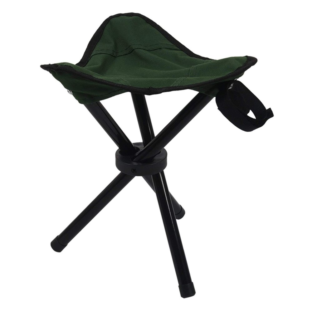 ZXMJYHK Camping Stool, Small Folding Chair, The Folding Tripod Stool Outdoor Portable Camping Seat Light Fishing Chair