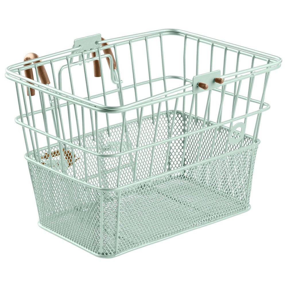 Retrospec Apollo Front Bike Basket With Detachable Steel Mesh Design - Removable Bicycle Basket With Built-in Handle for Shopping & Storage - 9.5in X 7.5in X 14in