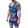 TRI-TITANS Graffiti Dope Wrestling Singlet Youths and adult Mens sizes (Youth Medium) view 2