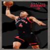 Trends International NBA Toronto Raptors - Scottie Barnes 22 Wall Poster, 14.725" x 22.375", Barnwood Framed Version view 1