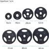 Habiba Dumbbell Plates PU Bumper Plate Olympic Barbell Weight Plate Gym Home Fitness Equipment Change Dumbbell Plates Grip Plate Home Sports Non-Slip view 1