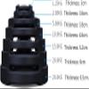 Habiba Dumbbell Plates PU Bumper Plate Olympic Barbell Weight Plate Gym Home Fitness Equipment Change Dumbbell Plates Grip Plate Home Sports Non-Slip view 2
