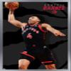 Trends International NBA Toronto Raptors - Scottie Barnes 22 Wall Poster, 22.375" x 34", Silver Framed Version view 1