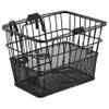 Retrospec Apollo Detachable Front Bike Basket Steel Half-Mesh with Integrated Detachable Hooks and Built-in Handle, Easy Assembly and Portability for Bicycles view 1