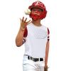 Youper Youth Baseball Padded Chest Protector Shirt, Rib Heart Sternum Guard for Football, Softball & Lacrosse (White, Small) view 2