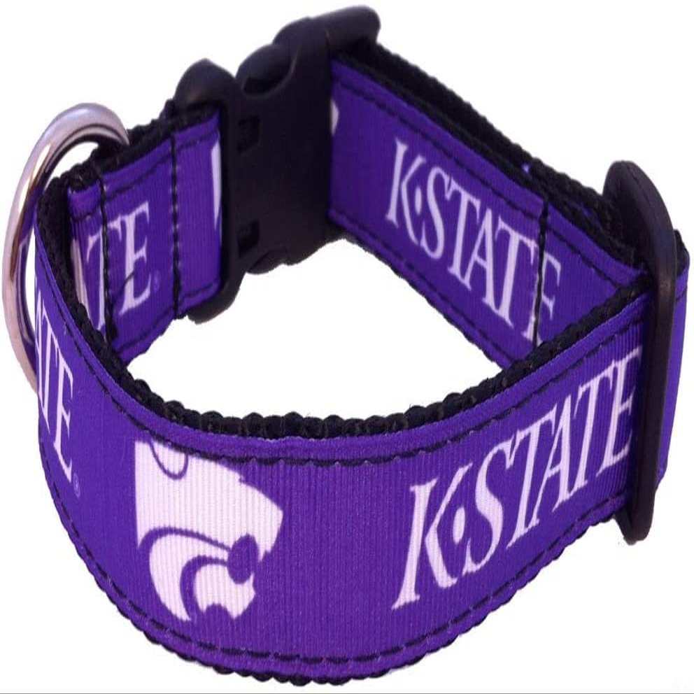 College Dog Collar (Medium, Kansas State)