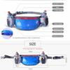 AONIJIE Running Hydration Belt with 2 Water Bottles, Waterproof & Bounce-Free Waist Pouch for Runners, Fanny Pack Fit 6.8 Inches Phones for Jogging, Cycling, Climbing and Hiking (Rose) view 4
