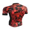 De Soto Skin Cooler Full Zip Tri Top Short Sleeve - FVSC - (Red Camouflage, Small) view 2